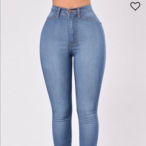 Classic High Waist Skinny Jeans